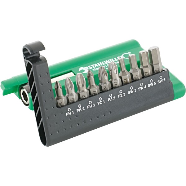 6, 3 mm (1/4") Bit box 11-pcs.